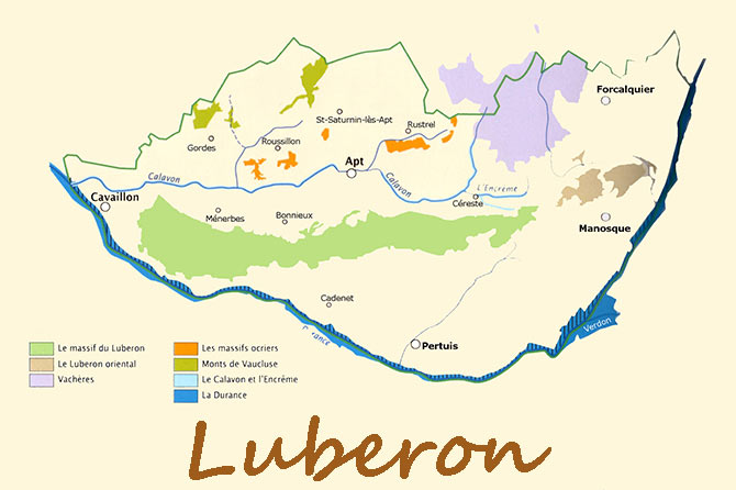 carte Luberon